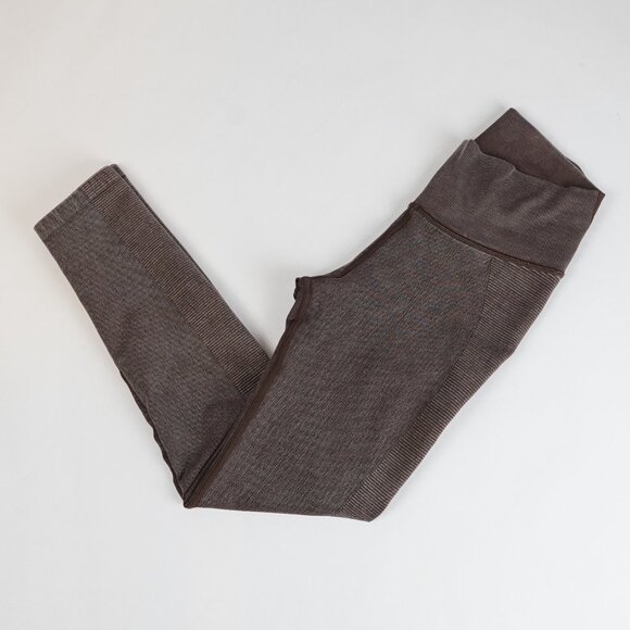 Offline by Aerie Totally Textured Seamless Leggings Relic Brown - Small - Picture 1 of 6